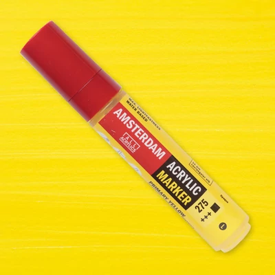 Akrylový popisovač Talens Amsterdam, L - 275, primary yellow