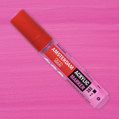 Akrylový popisovač Talens Amsterdam, L - 385, quinacridone rose light