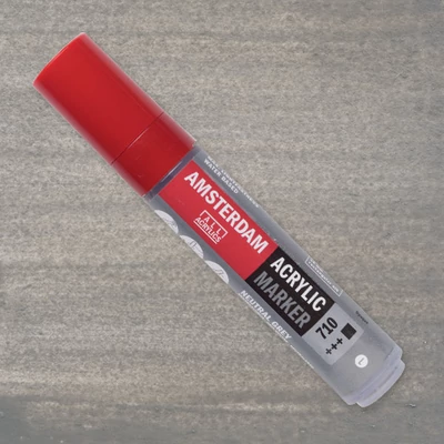 Akrylový popisovač Talens Amsterdam, L - 710 -neutral grey