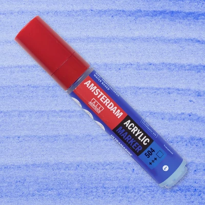 Akrylový popisovač Talens Amsterdam, L - 504, ultramarine