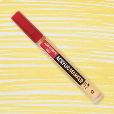 Akrylový popisovač Talens Amsterdam, M - 223, Naples yellow deep