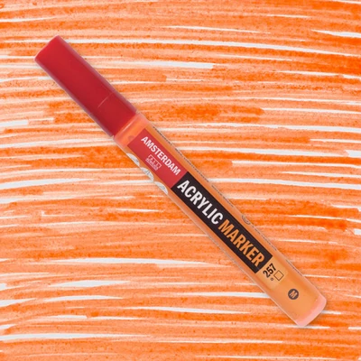 Akrylový popisovač Talens Amsterdam, M - 257, reflex orange