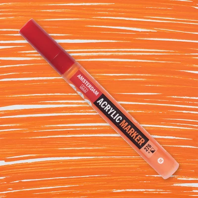 Akrylový popisovač Talens Amsterdam, M - 276, azo orange