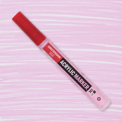 Akrylový popisovač Talens Amsterdam, M - 361, light rose