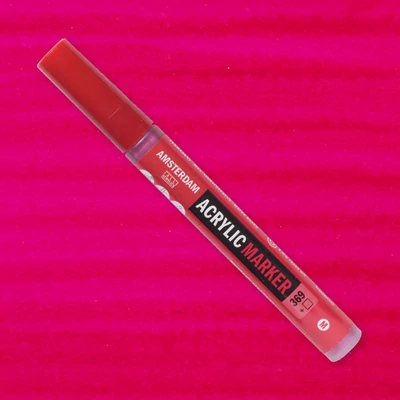 Akrylový popisovač Talens Amsterdam, M - 369, primary magenta