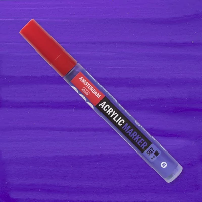 Akrylový popisovač Talens Amsterdam, M - 507, ultramarine violet
