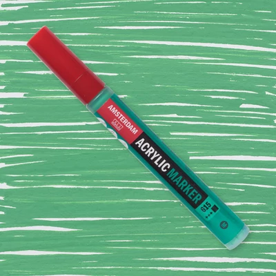 Akrylový popisovač Talens Amsterdam, M - 615, emerald green