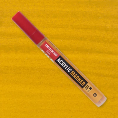 Akrylový popisovač Talens Amsterdam, M - 227, yellow ochre