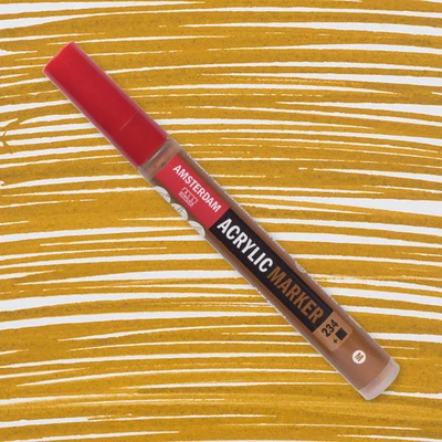 Akrylový popisovač Talens Amsterdam, M - 234, raw sienna