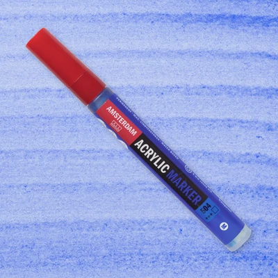 Akrylový popisovač Talens Amsterdam, M - 504, ultramarine