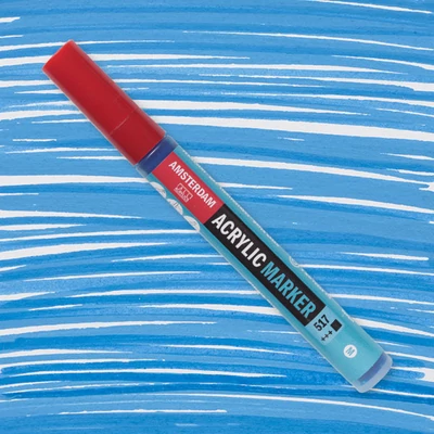 Akrylový popisovač Talens Amsterdam, M - 517, king's blue