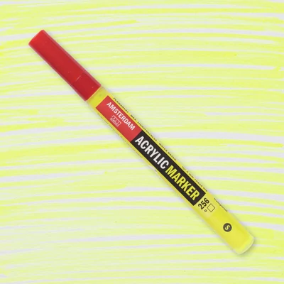 Akrylový popisovač Talens Amsterdam, S - 256, reflex yellow