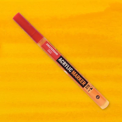 Akrylový popisovač Talens Amsterdam, S - 270, azo yellow deep
