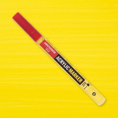 Akrylový popisovač Talens Amsterdam, S - 275, primary yellow