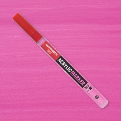 Akrylový popisovač Talens Amsterdam, S - 385, quinacridone rose light