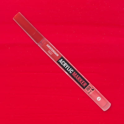 Akrylový popisovač Talens Amsterdam, S - 315, pyrrole red