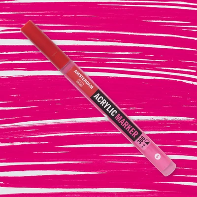 Akrylový popisovač Talens Amsterdam, S - 366, quinacridone rose