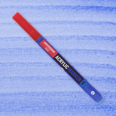 Akrylový popisovač Talens Amsterdam, S - 504, ultramarine