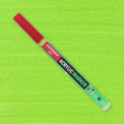Akrylový popisovač Talens Amsterdam, S - 617, yellowish green