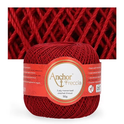 Priadza na háčkovanie, Freccia 12, 50g, 08047 bordová