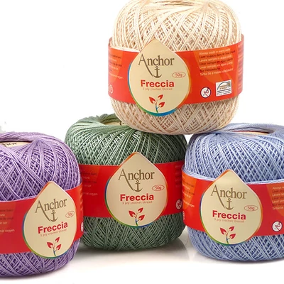 Priadza na háčkovanie, Freccia 12, 50g - v rôznych farbách