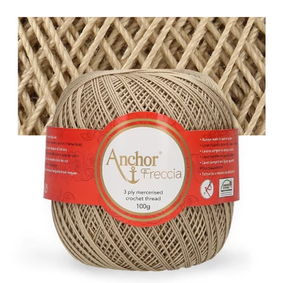 Priadza na háčkovanie, Freccia 6, 100g, 00831 piesková