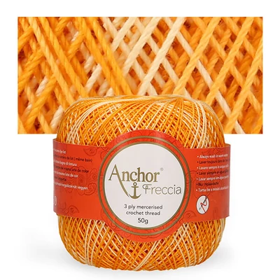 Priadza na háčkovanie, Freccia 12, 50g, Multicolor, 09429 oranžová ombre