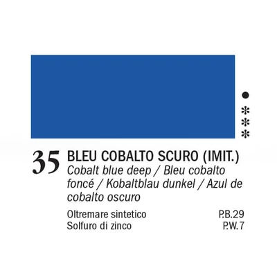 Akrylová farba APA Color, 150 ml - 35, cobalt blue deep