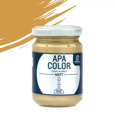 Akrylová farba APA Color, 150 ml - 22, gold