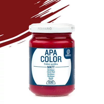 Akrylová farba APA Color, 150 ml - 30, claret red