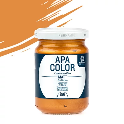 Akrylová farba APA Color, 150 ml - 51, ducat gold