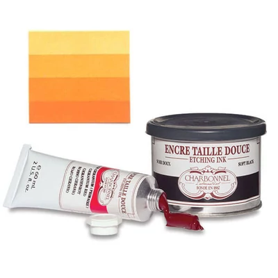 Hĺbkotlačová farba Charbonnel, 200 ml - apricot yellow