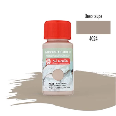 Akrylová farba Art Creation Indoor&amp;amp;Outdoor, 50 ml - 4024 Deep taupe