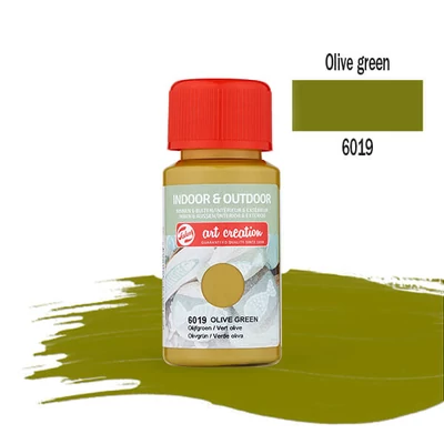 Akrylová farba Art Creation Indoor&Outdoor, 50 ml - 6019 Olive green