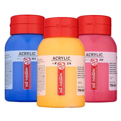 Akrylová farba Talens Art Creation, 750 ml - vo viacerých farbách