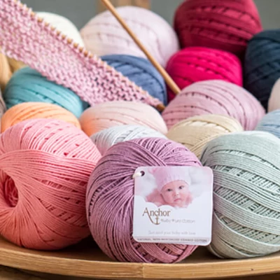 Háčkovacia priadza, Baby Pure Cotton, 50 g - v rôznych farbách