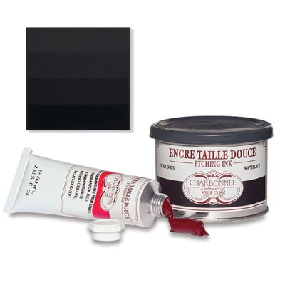 Hĺbkotlačová farba Charbonnel, 200 ml - black 55985