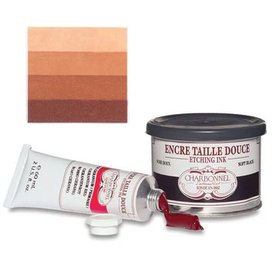 Hĺbkotlačová farba Charbonnel, 200 ml - burnt sienna
