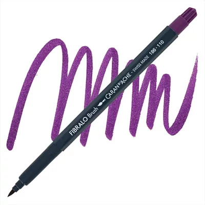 Štetcový popisovač Caran d'Ache Fibralo - 110, lilac