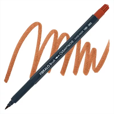 Caran d'Ache Fibralo štetcové pero - 065, russet