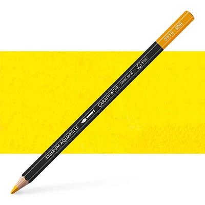 Akvarelová ceruzka Caran d'Ache Museum - 530, gold cadmium yellow