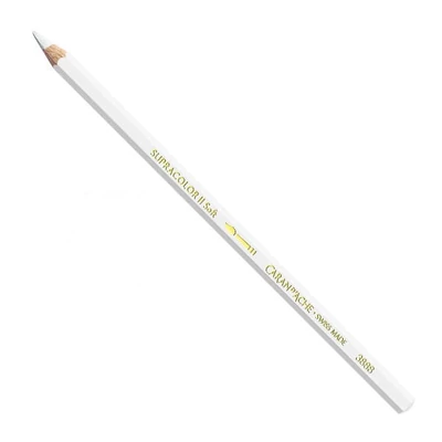 Akvarelová ceruzka Caran d'Ache Supracolor Soft - 001, white