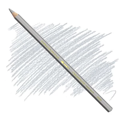 Akvarelová ceruzka Caran d'Ache Supracolor Soft - 498, silver