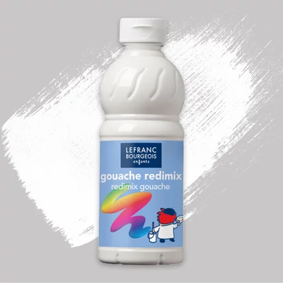 Temperová farba Redimix, 500 ml - biela