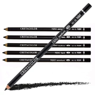 Pitt ceruzka Cretacolor - Nero, tvrdosť 5