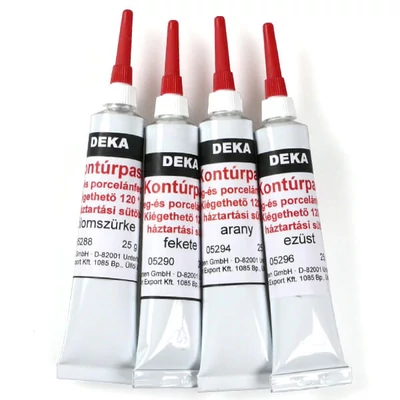 Kontúrovacia farba Deka, vypáliteľná, 25 g - v rôznych farbách