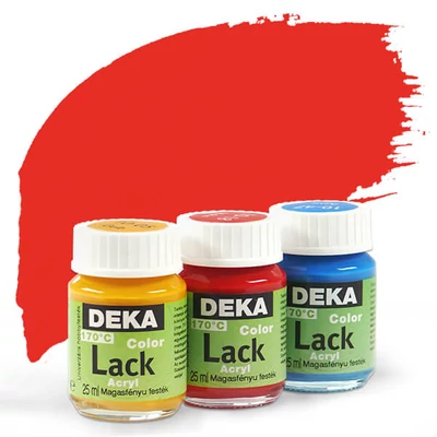 Lesklá akrylová farba Deka Color Lack 25 ml - 20 karmínová