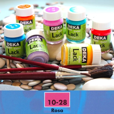 Lesklá akrylová farba Deka Color Lack 25 ml - 28 ružová