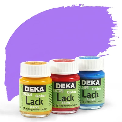 Lesklá akrylová farba Deka Color Lack 25 ml - 35 orgovánová