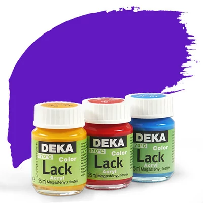 Lesklá akrylová farba Deka Color Lack 25 ml - 39 viola